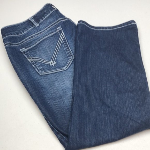 VINTAGE BRODY CROP JEANS 34x27 🦋 - Picture 3 of 11